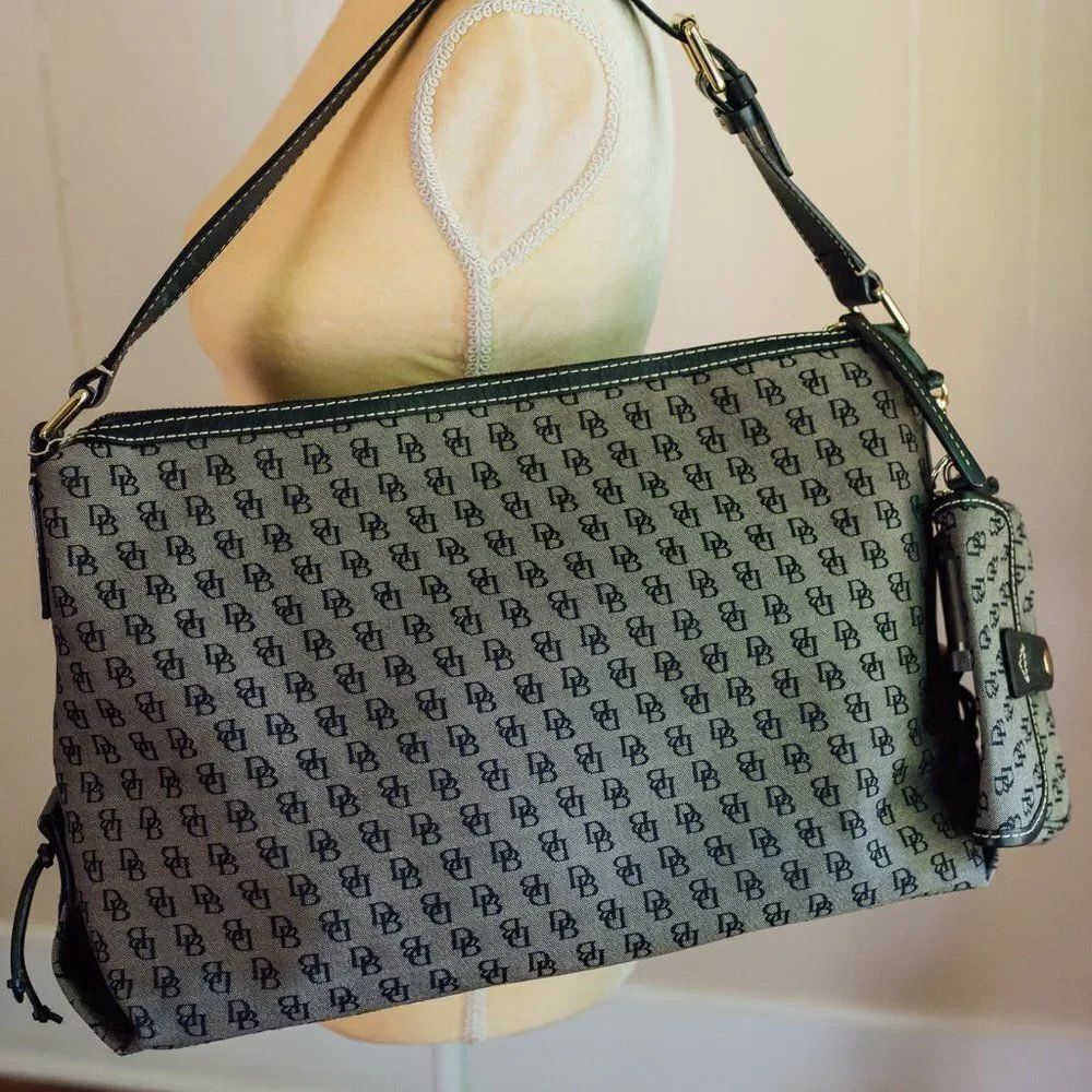 D&B Large Canvas Bag and Matching Pouch